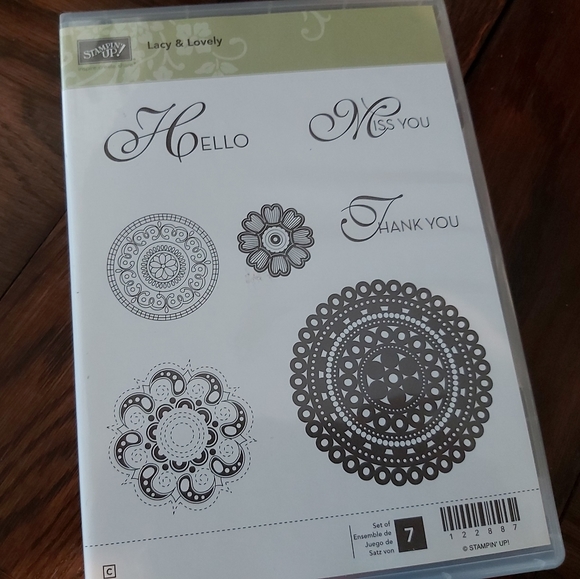 ♡STAMPIN UP-LACEY&LOVELY STAMPS